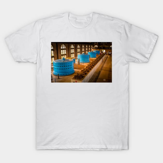 Historic Niagara Power Plant Generators T-Shirt by Robert Alsop